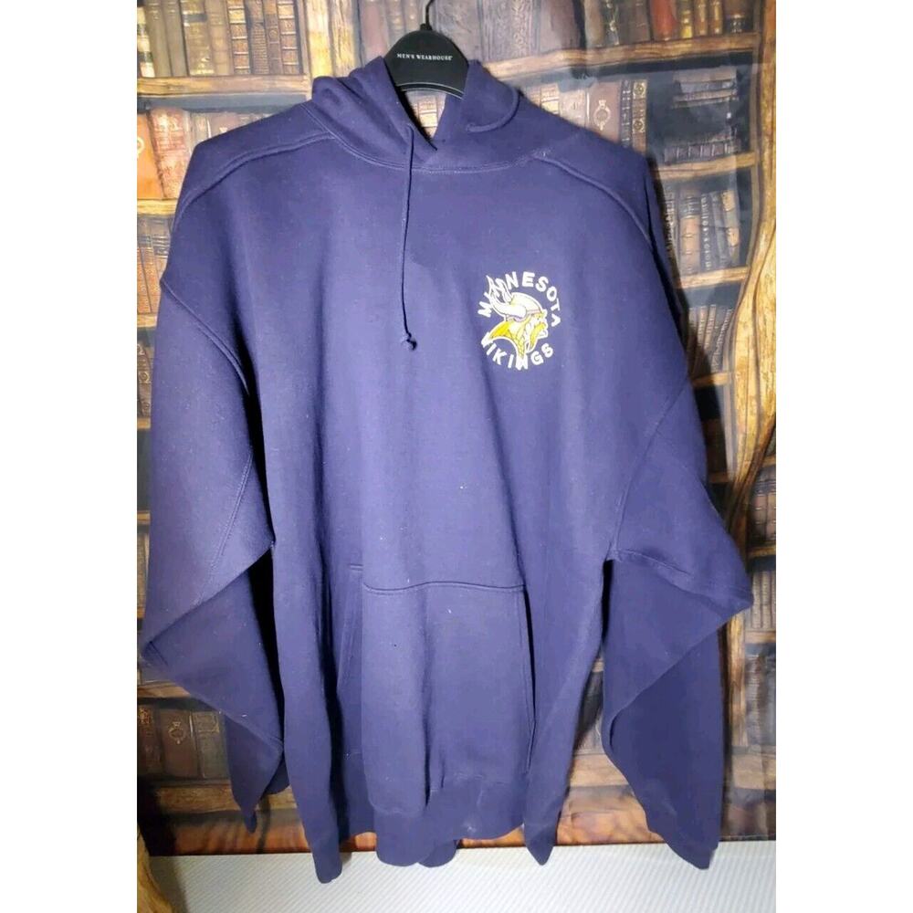 Minnesota Vikings large Purple Hooded Sweatshirt